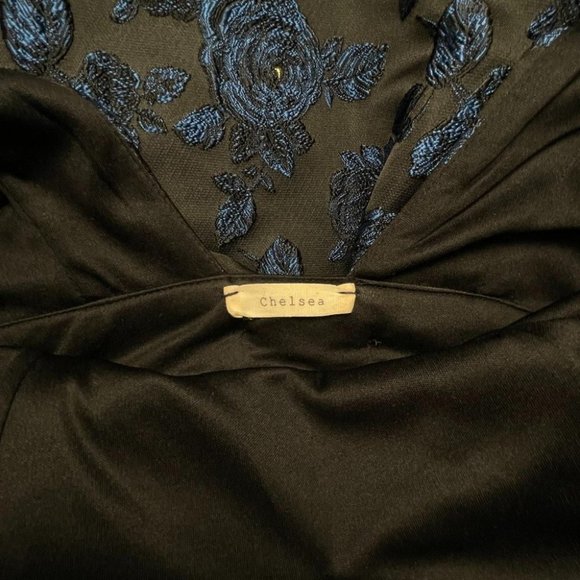 Chelsea open back fit-and-flare cocktail dress S - Picture 3 of 3